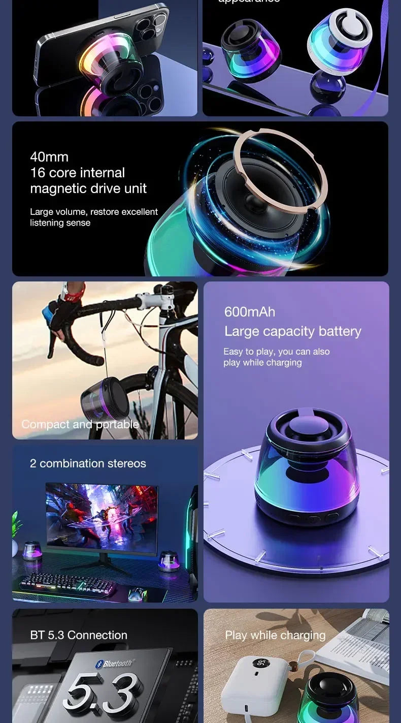 Magnetic Wireless Speaker