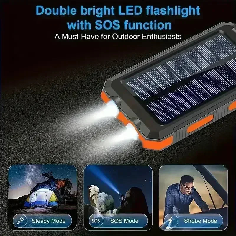 10000mAh Solar Power Bank