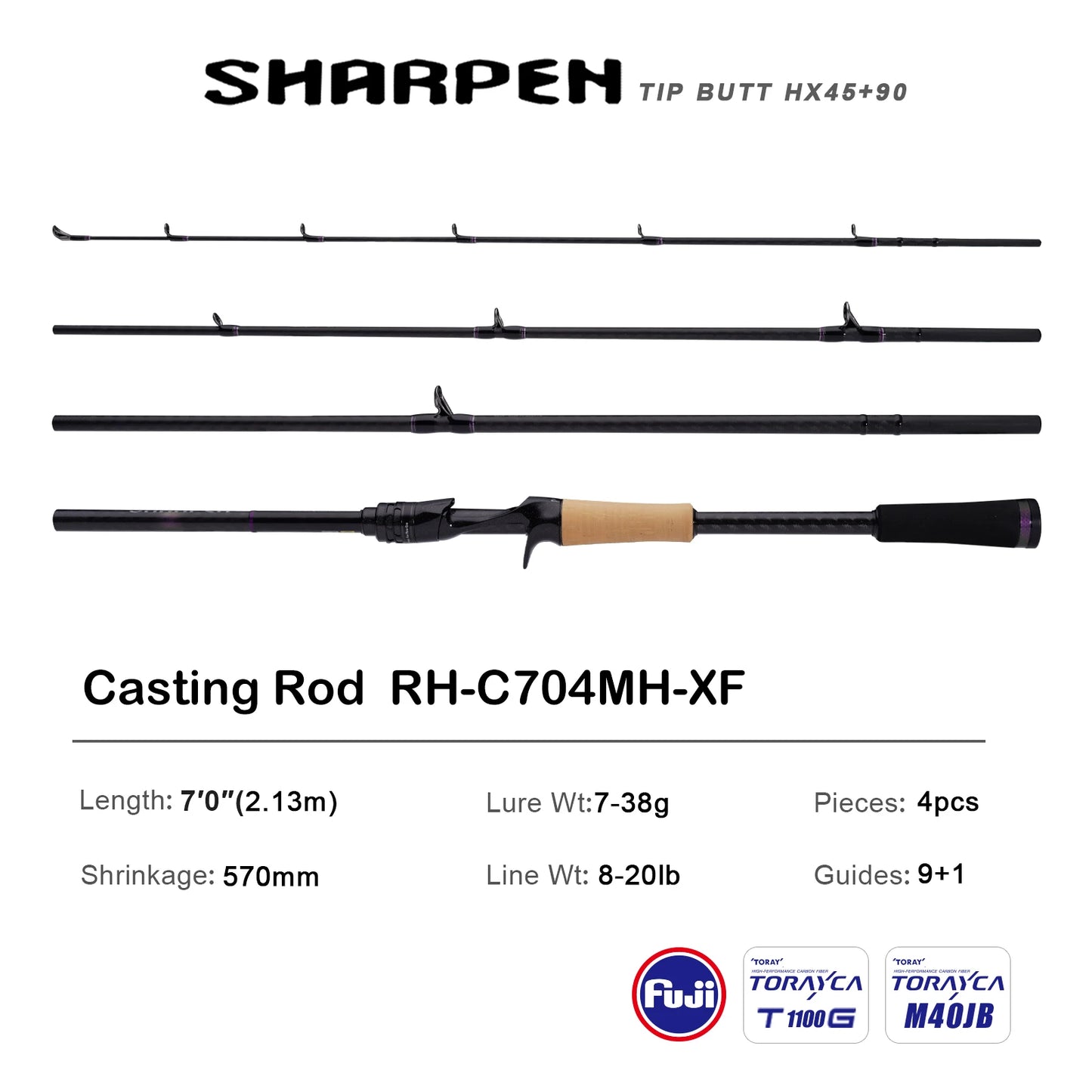 Soft Lure Spinning Rod