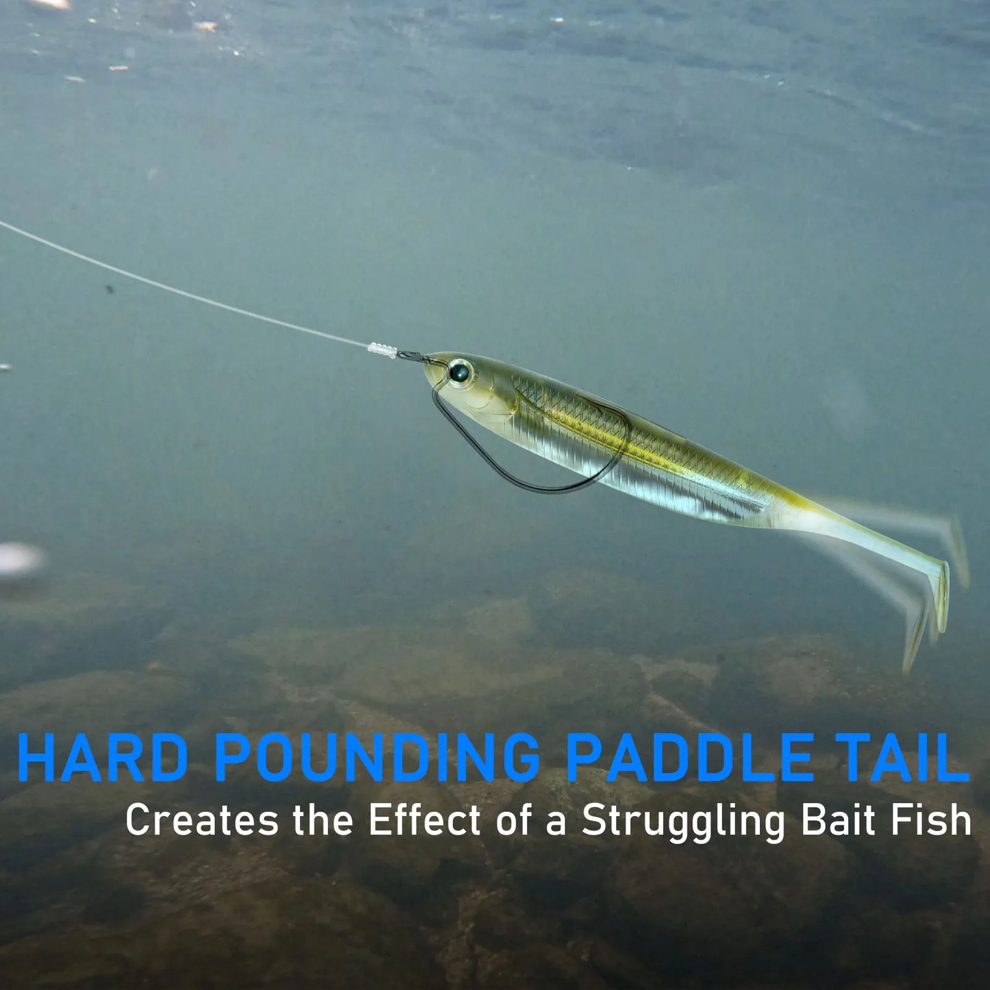 Soft Plastic Fishing Lures Paddle Tail Swimbaits
