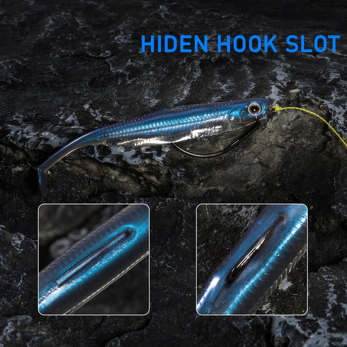 Soft Plastic Fishing Lures Paddle Tail Swimbaits