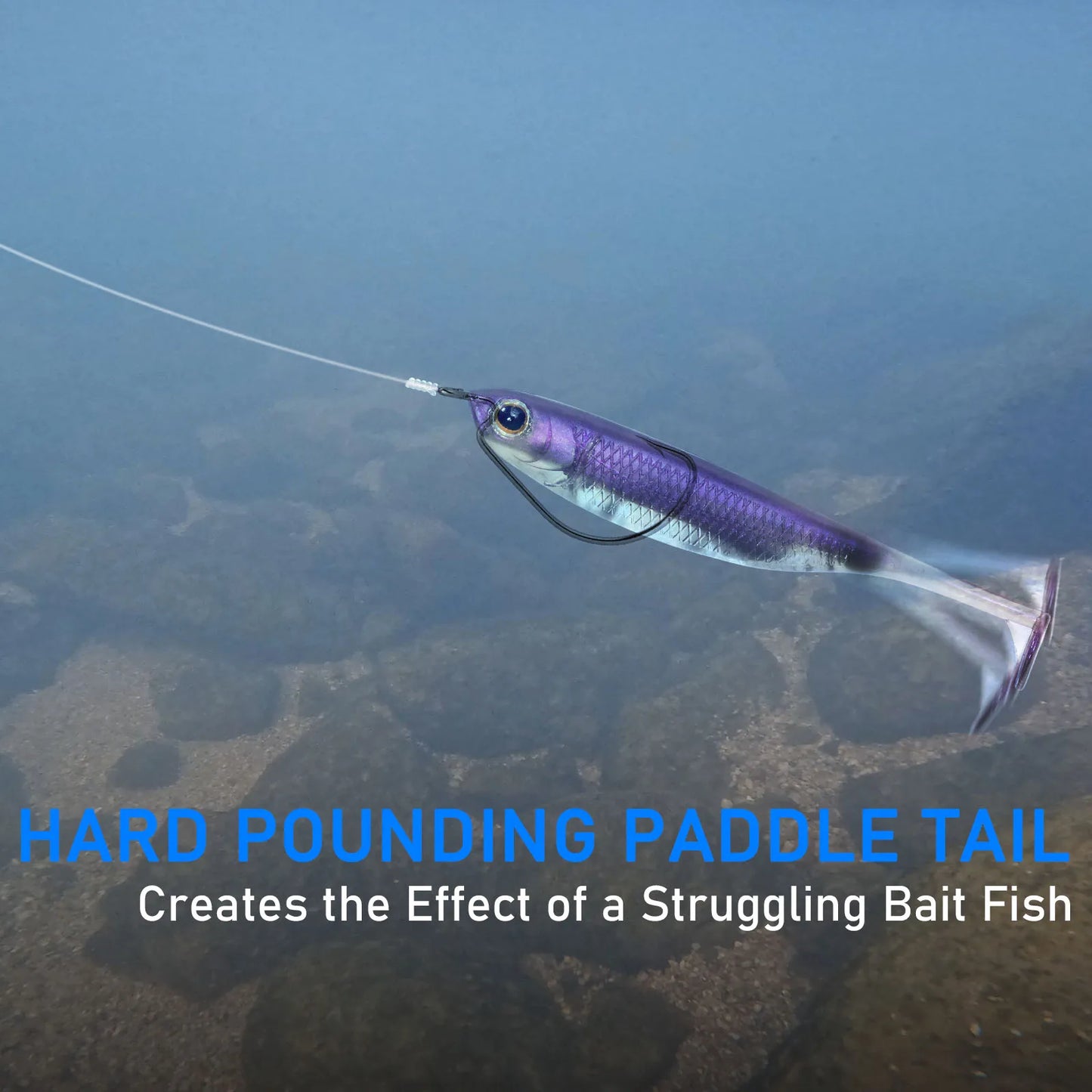Soft Plastic Fishing Lures Paddle Tail Swimbaits