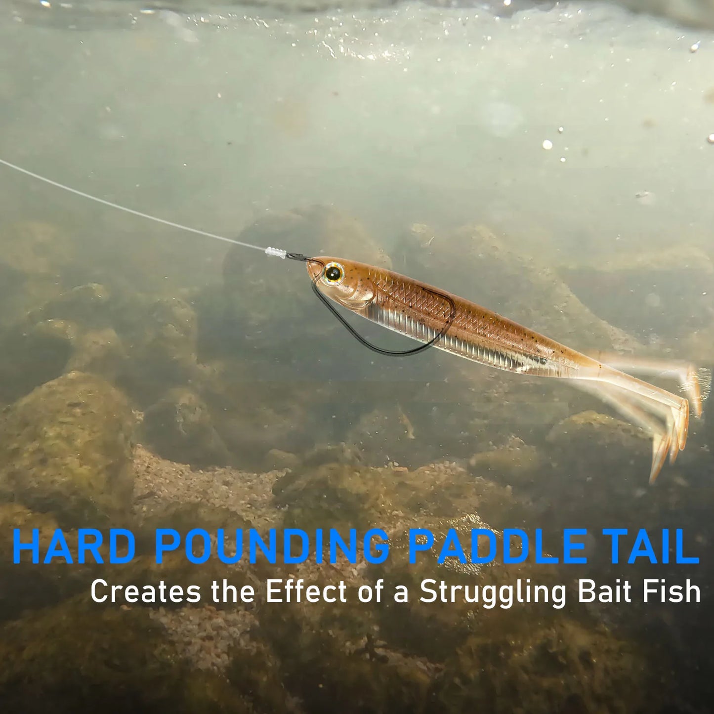Soft Plastic Fishing Lures Paddle Tail Swimbaits