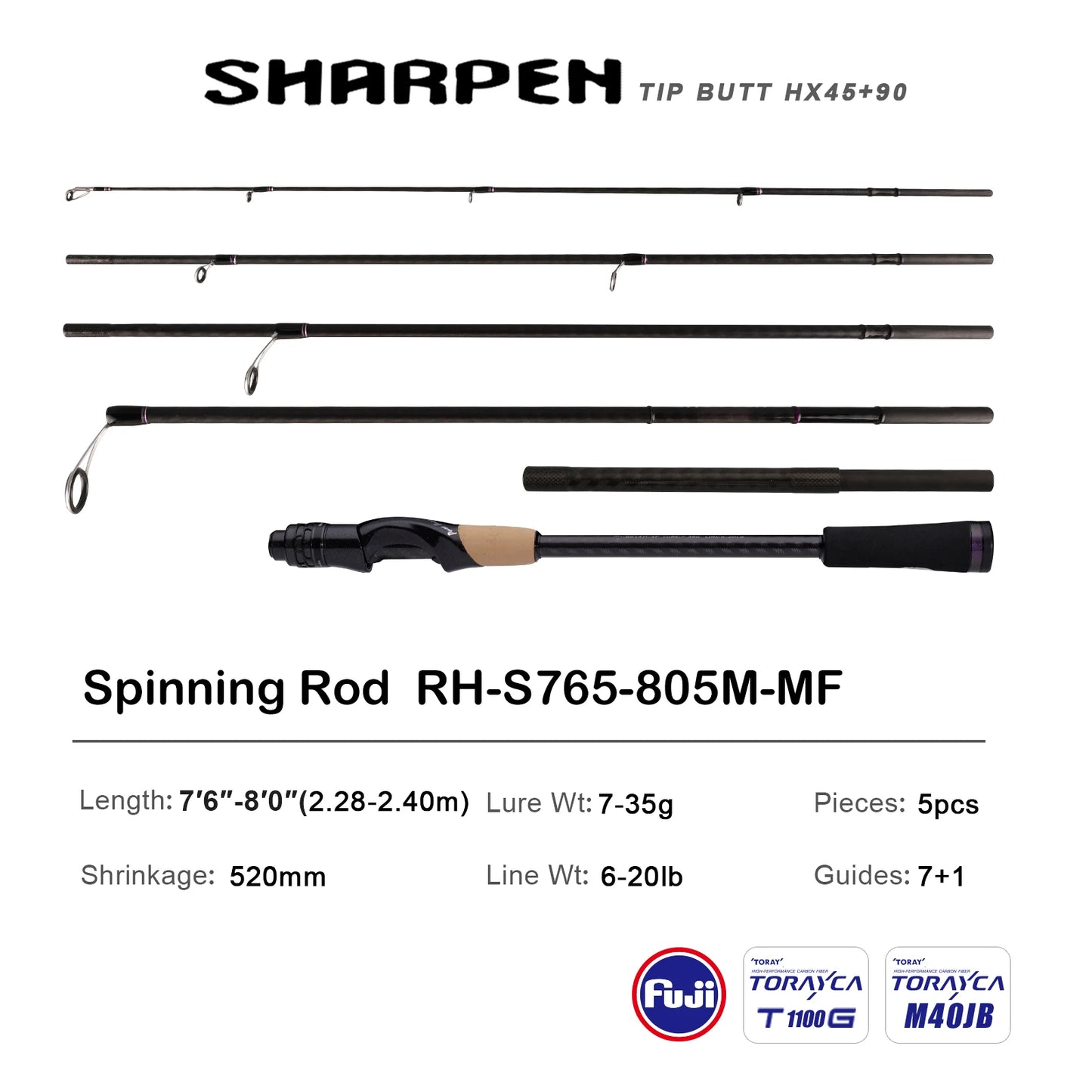 Soft Lure Spinning Rod