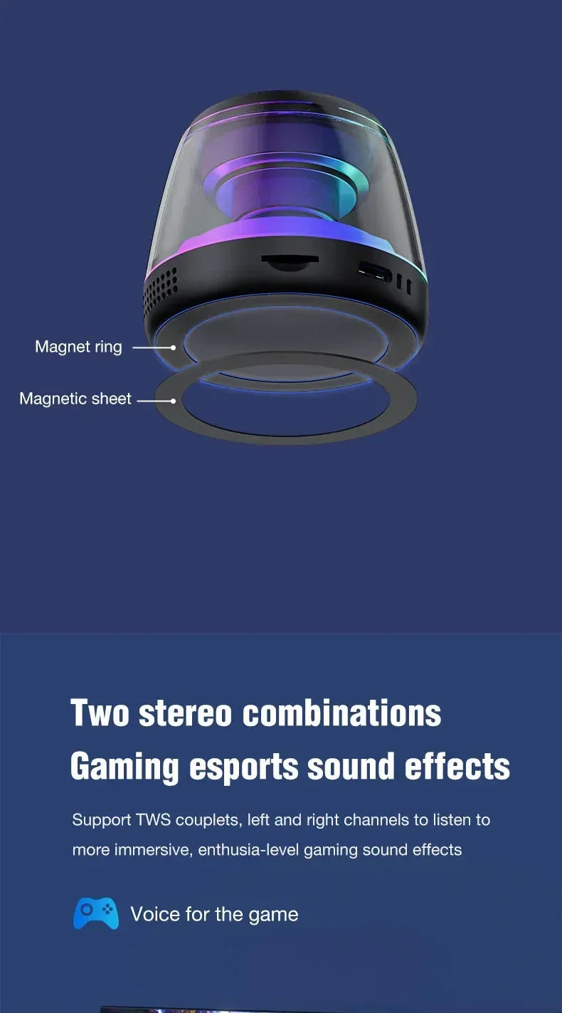 Magnetic Wireless Speaker