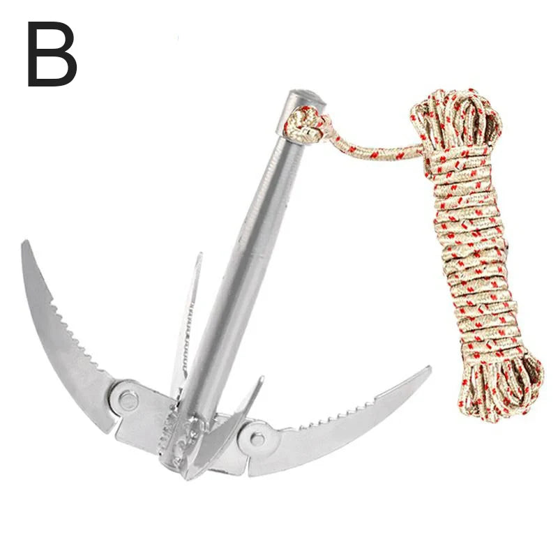 Folding Boats Anchor With Rope