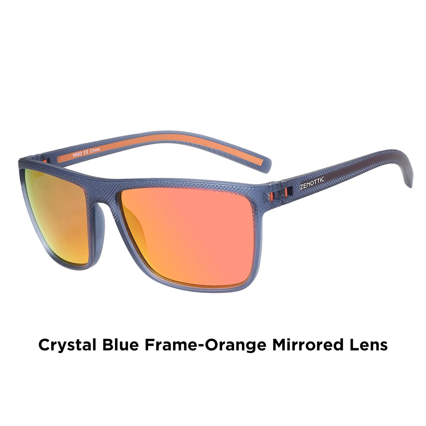 ZENOTTIC Polarized Sunglasses – Men’s Lightweight TR90 Frame, UV400 Protection, Square