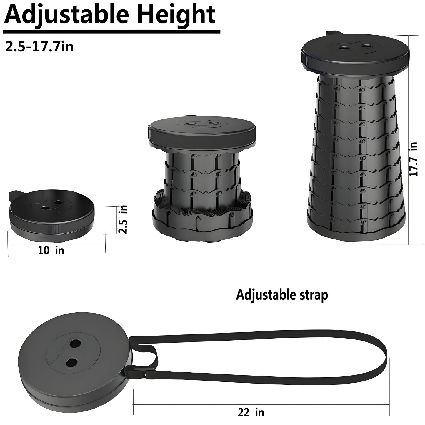 Lightweight Compact Folding Stool
