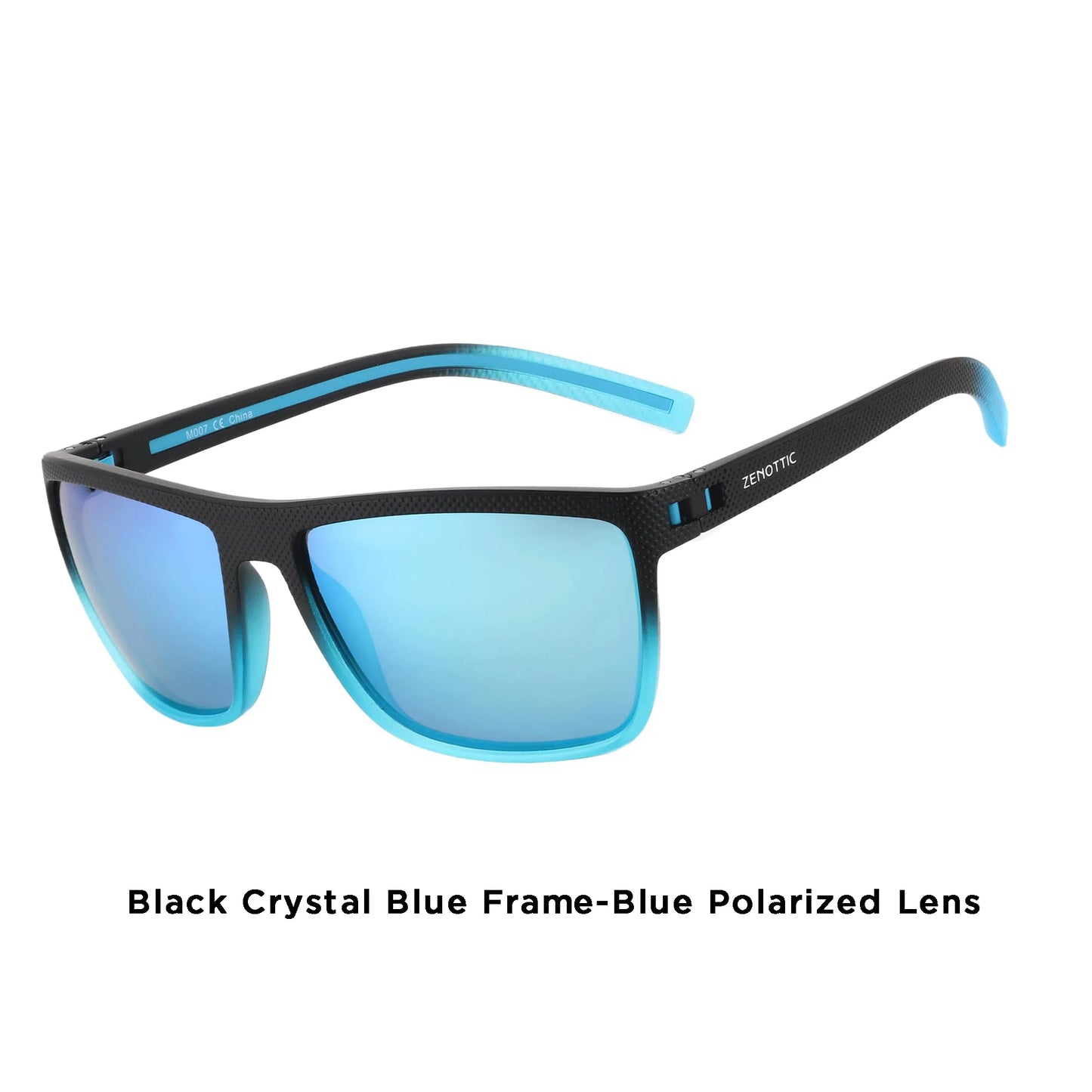 ZENOTTIC Polarized Sunglasses – Men’s Lightweight TR90 Frame, UV400 Protection, Square