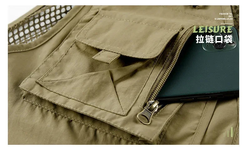 Multipocket Quick Dry Mesh Fishing Vests