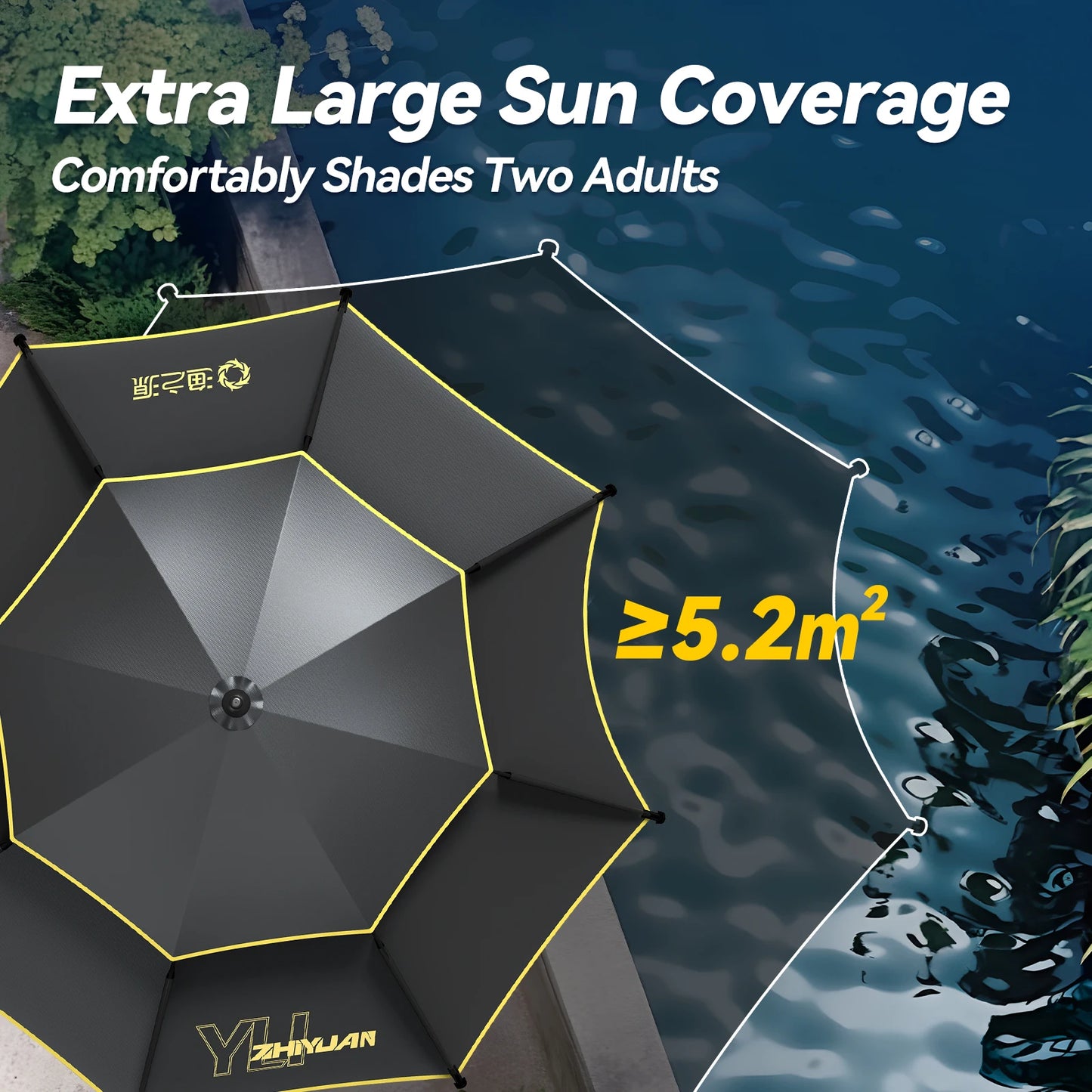 Large Fishing Outdoor Umbrella
