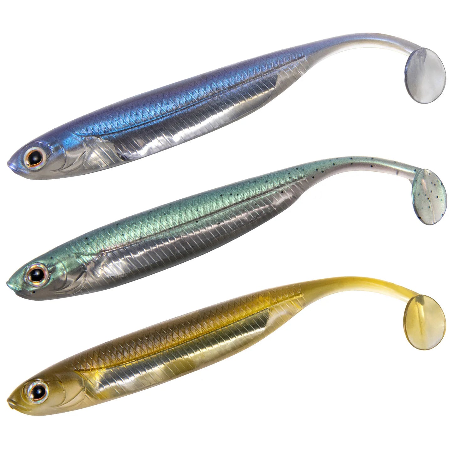 Soft Plastic Fishing Lures Paddle Tail Swimbaits