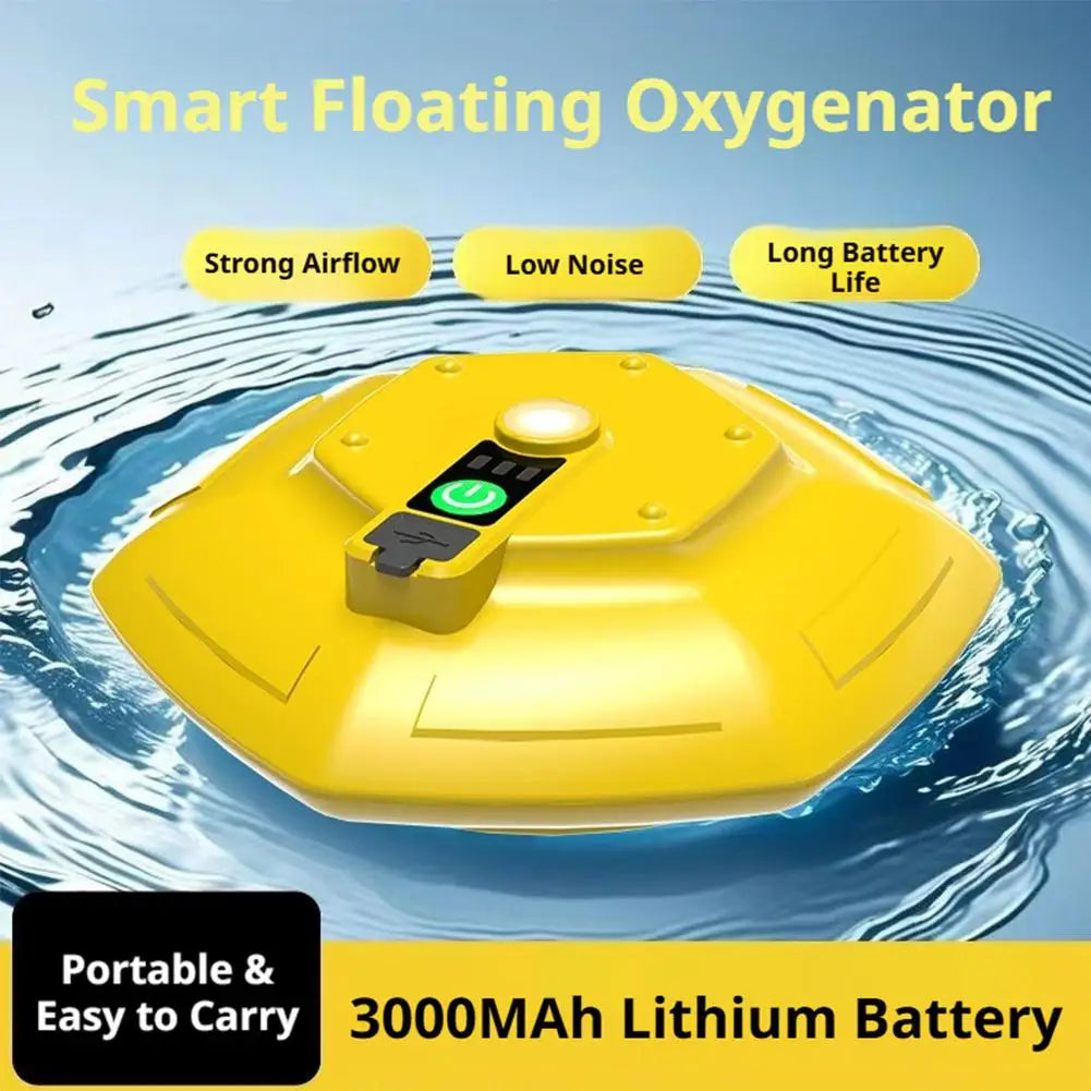 Outdoor Aerator Pump UFO Float Aerator Portable Float Fishing Small Aerator Fishing Automatic Oxygen Machine