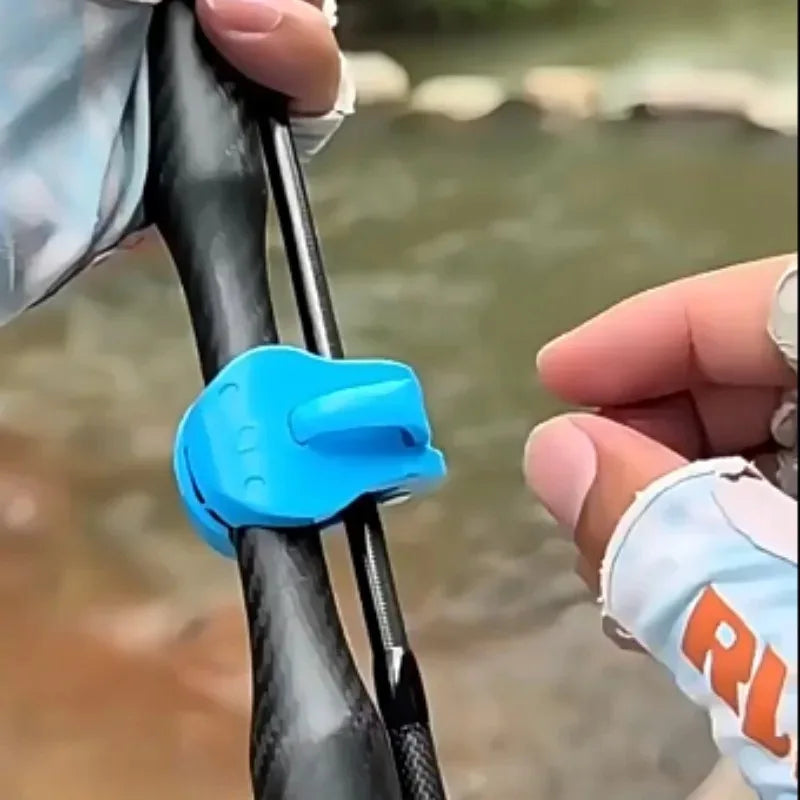 ABS Fishing Rod Holder Universal Multifunction Fixation for Lure Sea Table Rods Transport Storage Anti Slip 4.5x3x3cm 260430