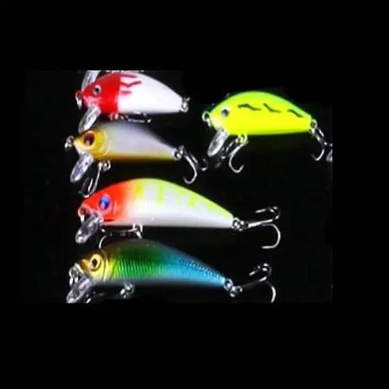 5Pcs/Box Fishing Lure Micro Minnow Wobbler