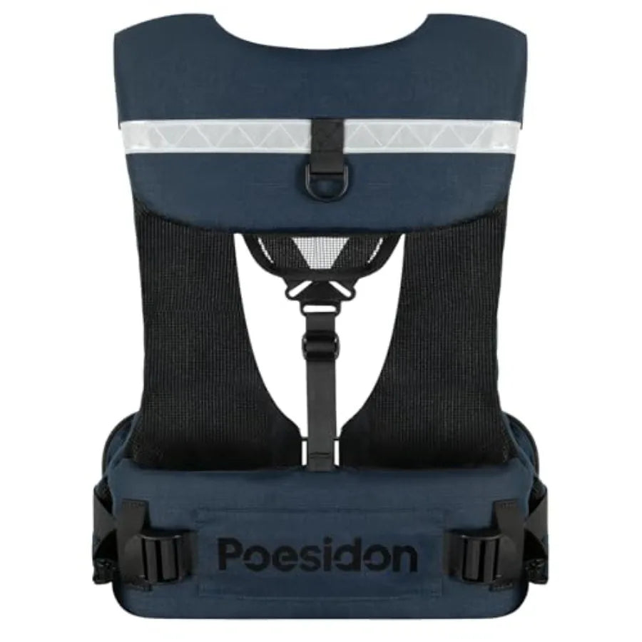 Adjustable Lightweight Breathable Water Safety Life Jacket Classic Unisex Design Multi-Functional Dual Storage Pockets Suitable